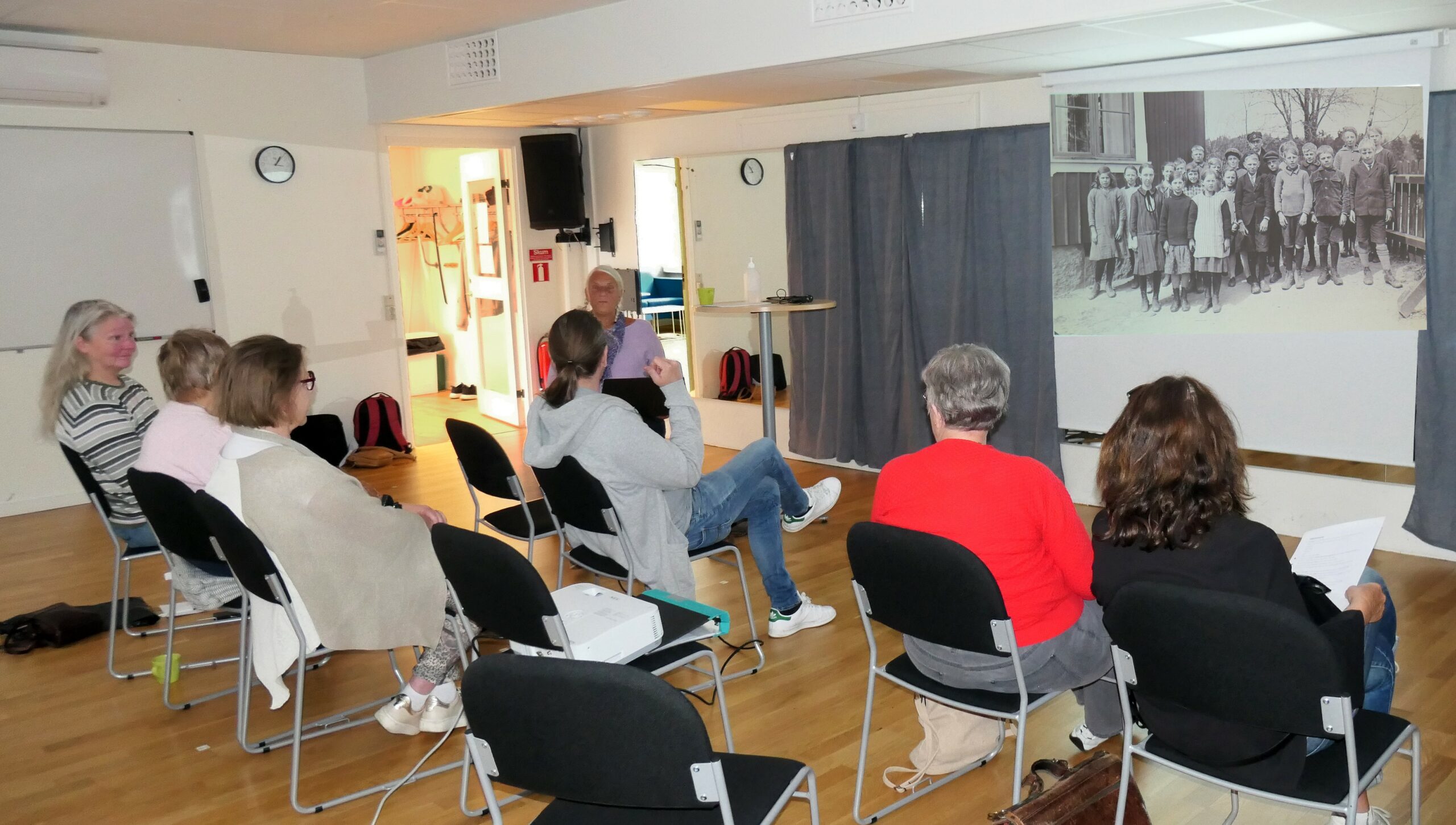 Lena Krantz föreläser för nybörjare