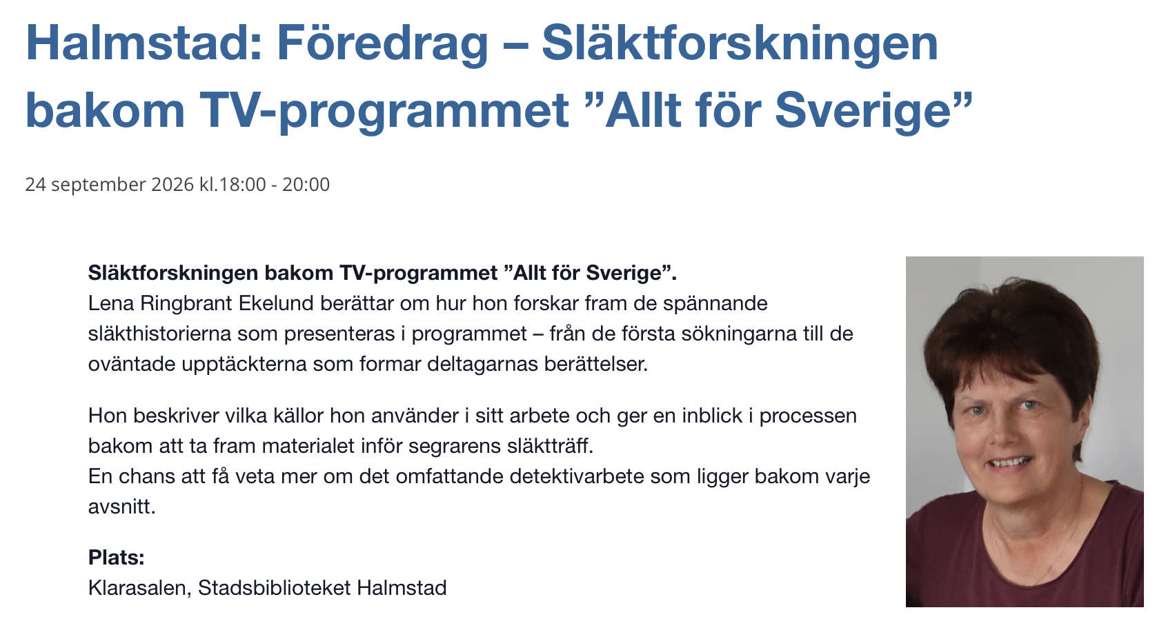 Evenemang 2